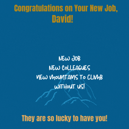 YOu did it! Congrats!